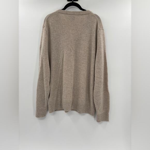 J.Crew Relaxed midweight cashmere V-neck sweater - Picture 7 of 7